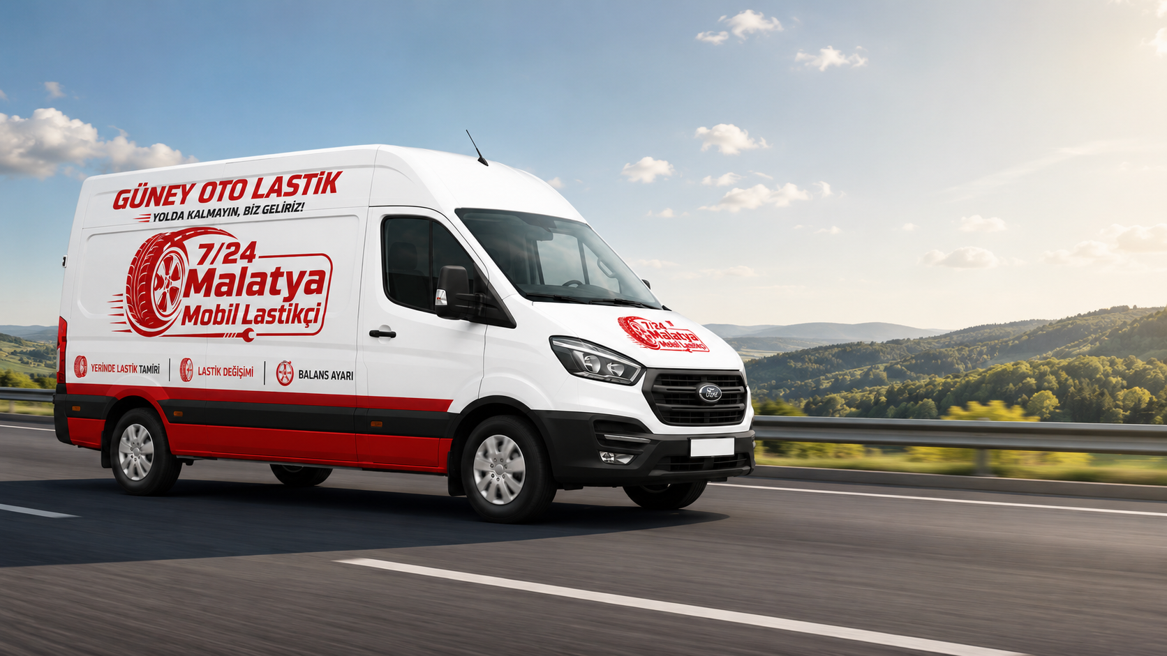 Malatya'da 7/24 Mobil Lastikçi